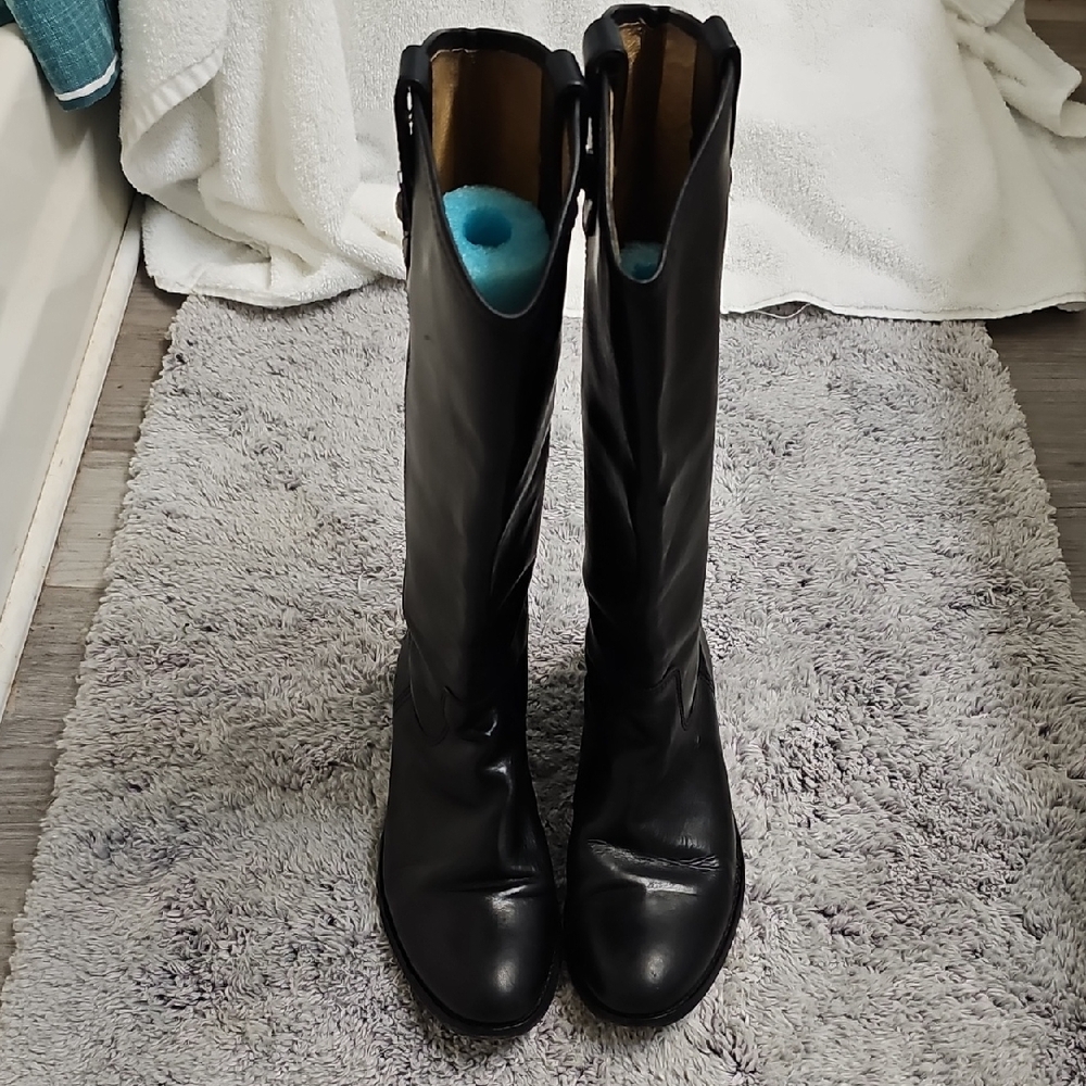 Frye Black Over the Knee Boots